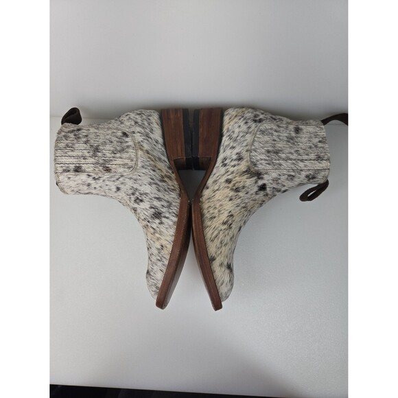 Stiefeld Boots -The Aurora Cowhide Boots White Black Snip Toe Size 6.5 Cowboy - Picture 10 of 12